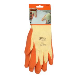 Tactix Dipped Latex Gloves Orange and Yellow X-Large Tactix Dipped Latex Gloves Orange and Yellow X-Large